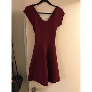 Burgundy Pac Sun Kirra dress
